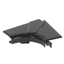 Állítható belső könyök: 80–100° fekete 80x50 mm kábelcsatornához