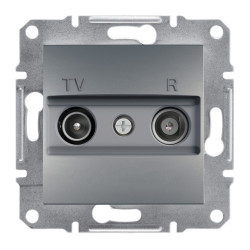 ASFORA TV/R aljzat, átmenő, 4 dB, acél