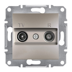 ASFORA TV/R aljzat, átmenő, 4 dB, bronz