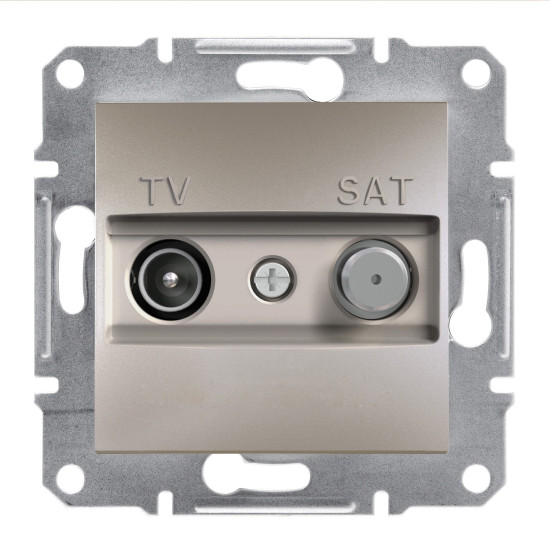 ASFORA TV/SAT aljzat, átmenő, 4 dB, bronz