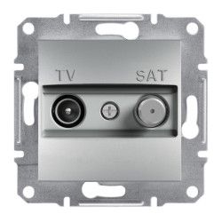 ASFORA TV/SAT aljzat, végzáró, INDIV., 1 dB, alumínium