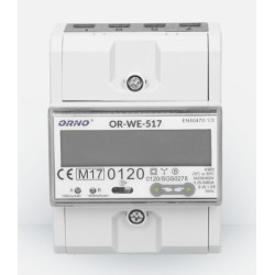 Digitális fogyasztásmérő   3F    5-80A   50-60Hz   RS485   multitariff   sínre