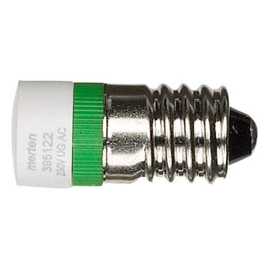 LED lámpa, 24V, zöld