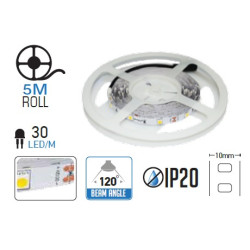 .LED szalag SMD5050 -  30 LEDs 2700K Non-waterproof   4,8W/m