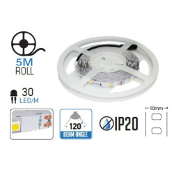 .LED szalag SMD5050 -  30 LEDs 6000K Non-waterproof   4,8W/m