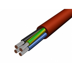 SIHF  5x2,5mm   szilikon kábel