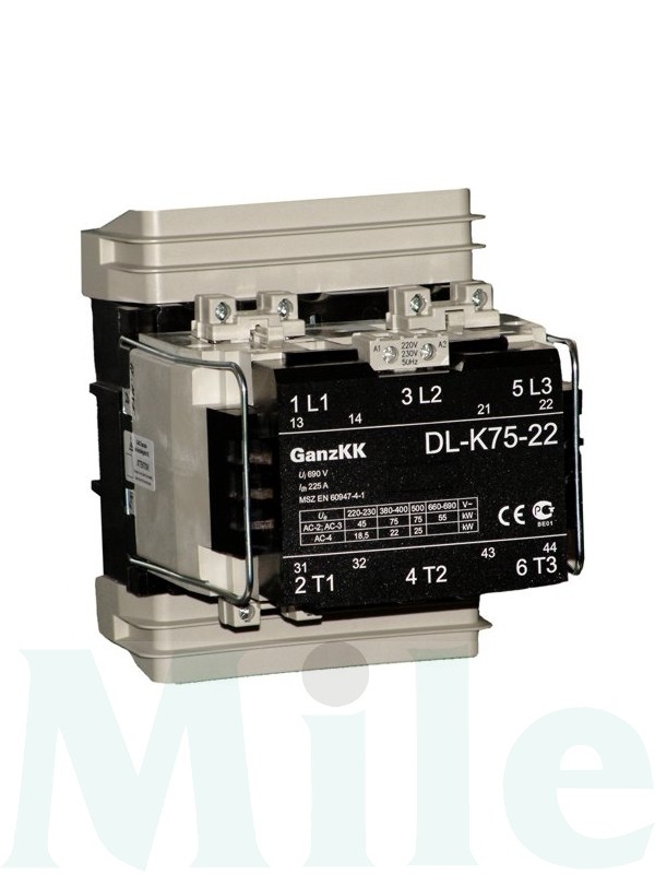DIL-K90X-22   230VAC   Mágneskapcsoló   90kW   AC3