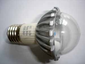 LED izzó  E27   lámpa kisgömb   3X2W G60   meleg fehér