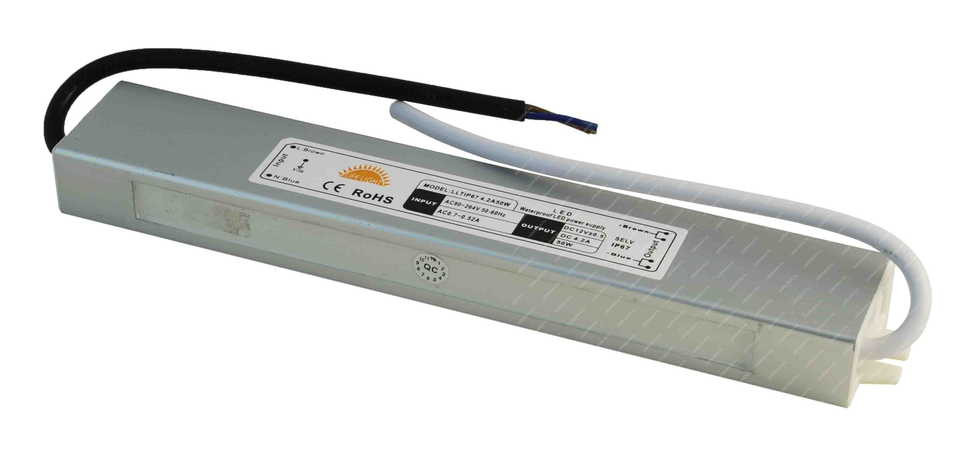 .LED tápegység   IP65    30W   12V   2,5A    fém vízmentes   V-TAC